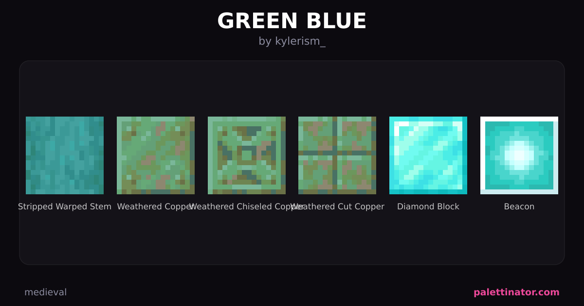 GREEN BLUE